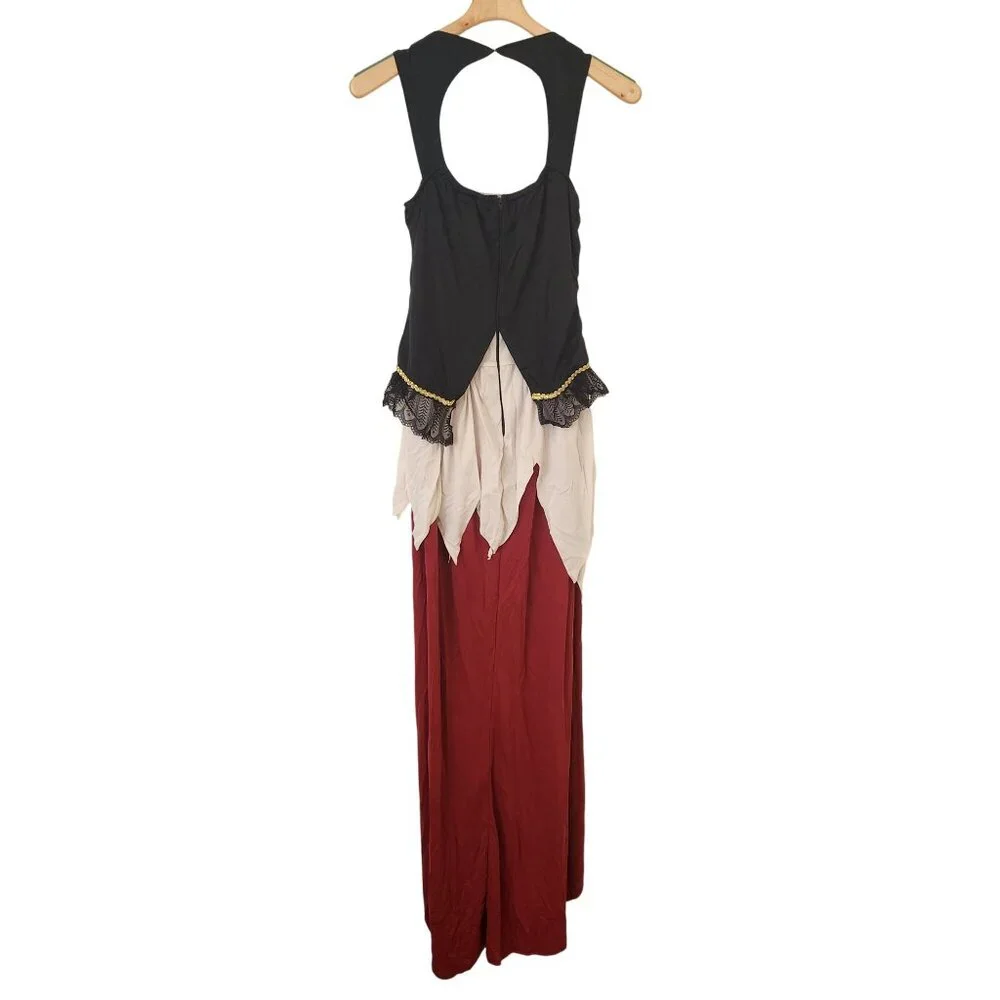 Leg Avenue Women's Red and White Pirate Costume - Buried Treasure Beauty - Picture 4 of 12